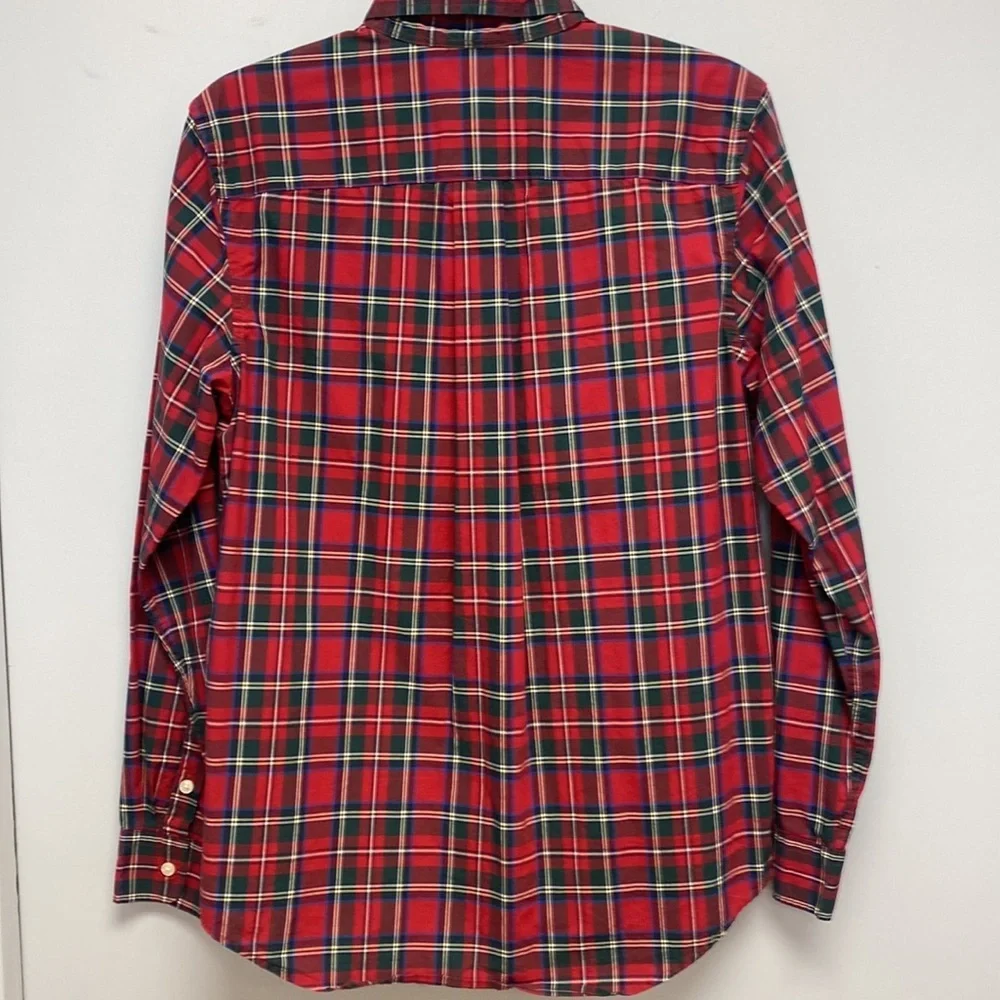 Polo Ralph Lauren Red Plaid Button Down Shirt XL (18-20) Boys Classic Pony Logo